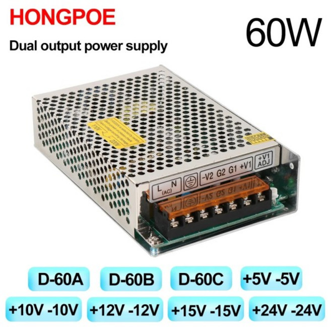 파워1000w 이중 공급 장치 D60A 50W 60W 75W 60B 60C 5V5V 10V10V 12V12V 1515V 24V24V 장치 D50, 06 D-50 12V2A-12V2A
