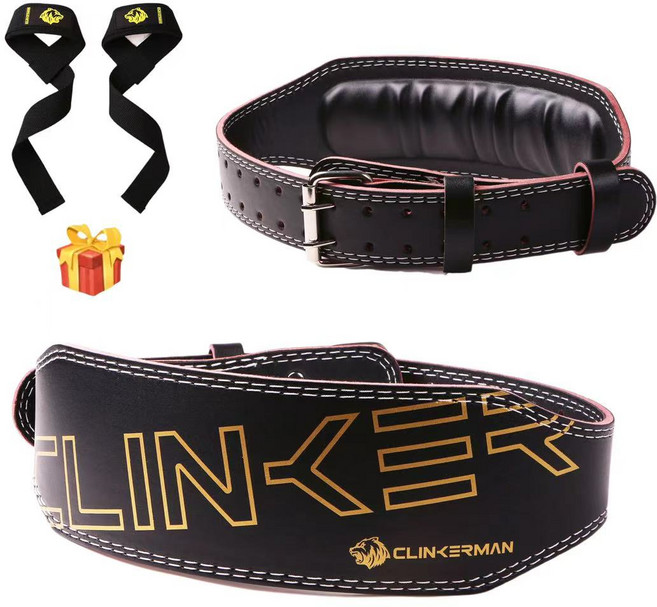 COXCO 고중량 헬스 허리벨트 블랙 스쿼트 데드리프트 지지 + 손목 보조밴드 포함, 검은색, 1개