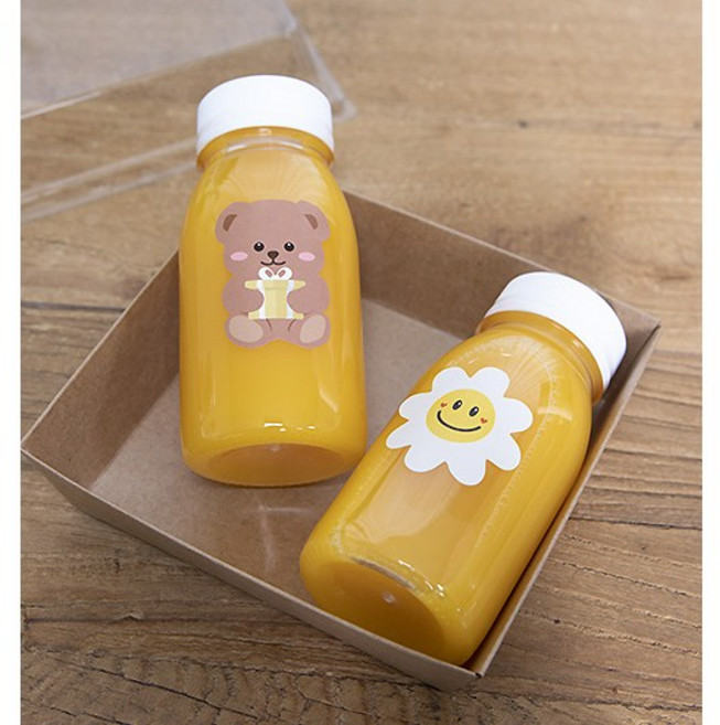 투명 미니공병 180ml PET병 음료병 쥬스병 음료보틀 페트병, 10개