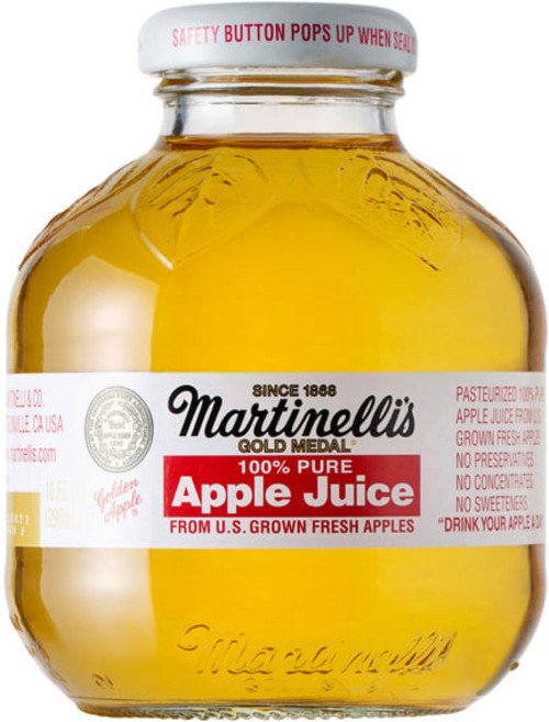 마르티넬리 골드메달 애플주스(병) 296ml 12개입 고급세차타올 증정
