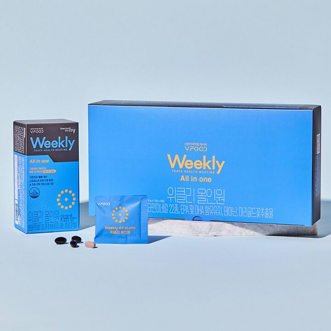 한국야쿠르트 브이푸드 맨 프로그램 1개월분 75g(2500mg X 30팩), 28개, 25g