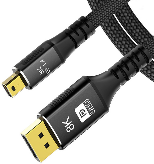 SGMK Mini DP to DP 케이블 양방향 1.4Ver UHD 8K 60Hz, 1개, 2m