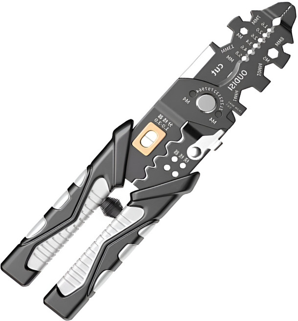 툴레보 다기능 와이어 케이블 스트리퍼 전선 피복 탈피기 25in1, 1개