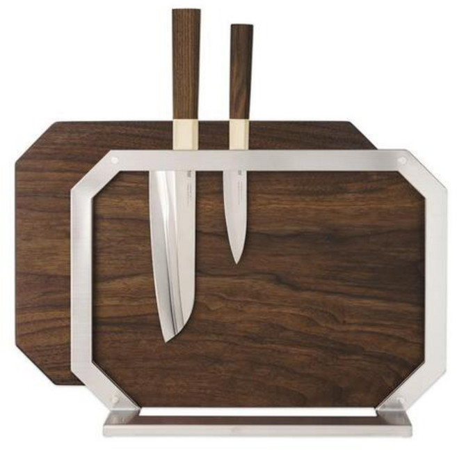 헤리터 시그니처 칼도마세트 (월넛), 1+1 팔각도마 2개+식과도세트/One Size, 1개