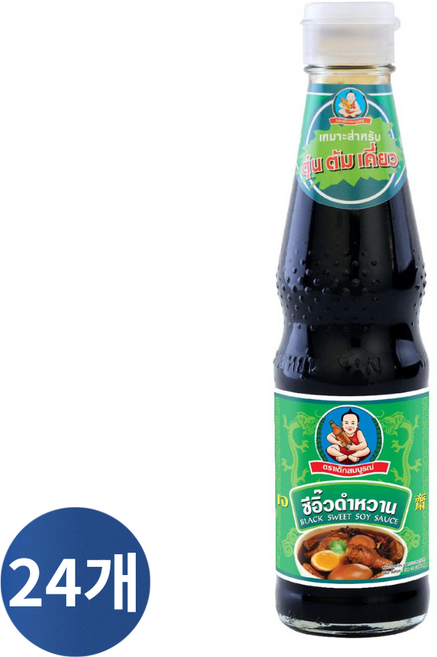 태국 블랙 스위트 소이 소스 씨유담완 Black Sweer Soy Sauce, 24개