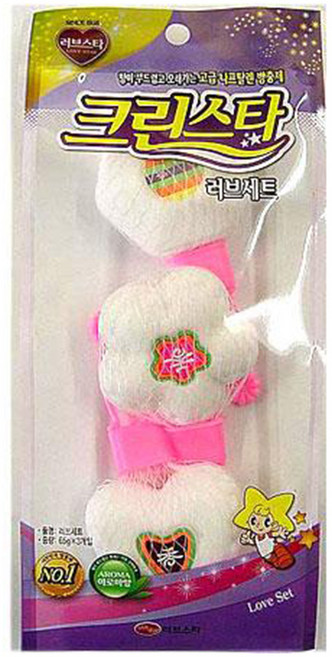 크린스타 나프탈렌 러브세트, 1개, 65g