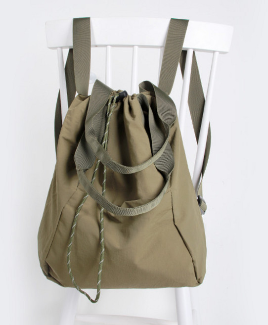 스포티 경량 무지 바스락 데일리 백팩 코이백팩