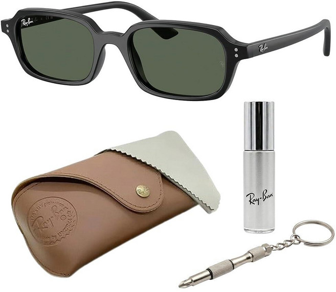 Ray-Ban RB4455 Zuri Bio-Based Pillow Shape Non-Polarized Sunglasses for Men & Women – Includes Off