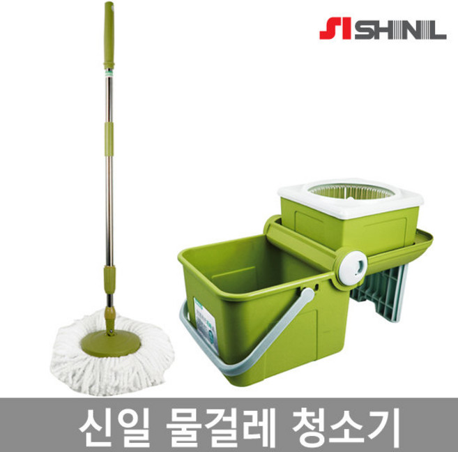 SES-H369WD 신일물걸레청소기 회전형 세탁 탈수밀대