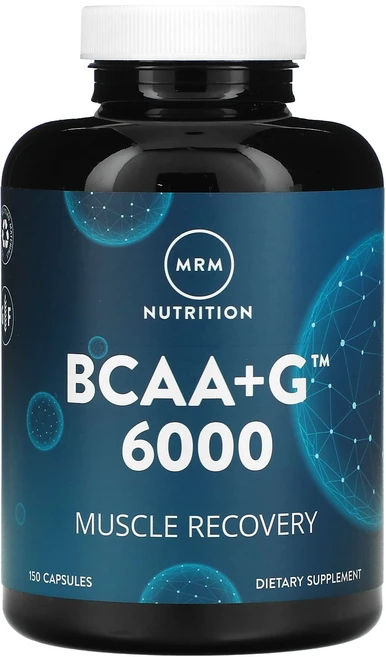 MRM Nutrition BCAA+G 6000 캡슐 150정, MRMNutritionBCAAG6000캡슐150정, 1개 - 쿠팡