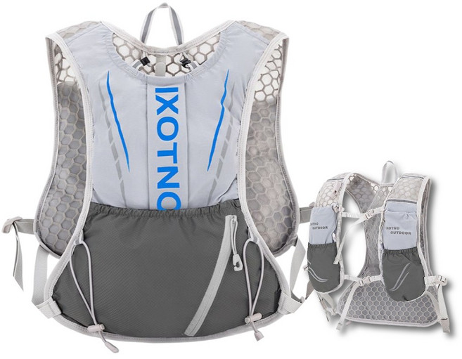 픽앤글로우 초경량 5L 트레일 러닝 베스트, 그레이