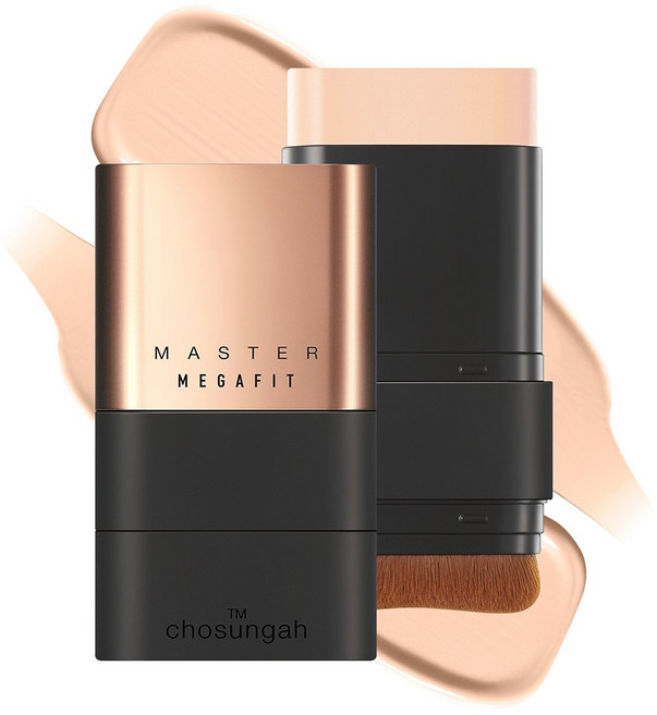 조성아TM 메가 핏 마스터 스틱 파운데이션 SPF50+ PA++++ 16g, 1개, 피치베이지