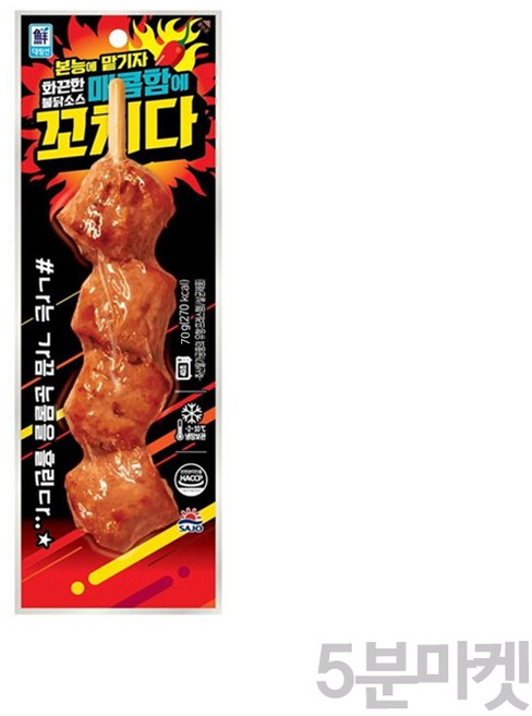 사조대림 매콤함에 꼬치다, 70g, 20개