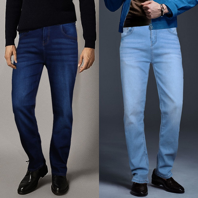 AM매직밴딩 일자청바지 스 중년 스판 데님팬츠