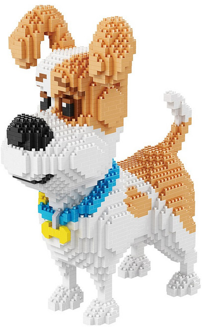 [알꿀밤-나노블럭-마이펫] BA빅 테리어 맥스, 1개