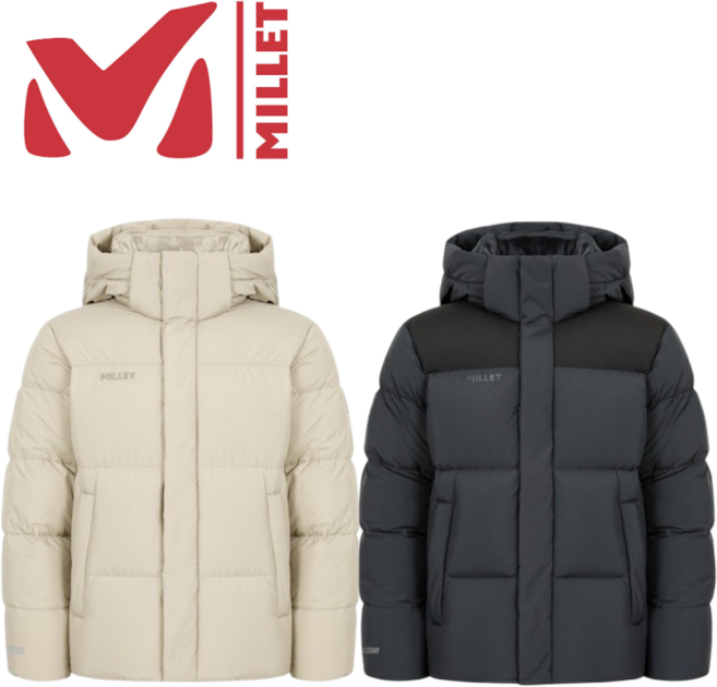 [백화점발송] 밀레 남성 패딩 구스다운 자켓 가을 겨울 보온 발열 마운틴 등산 일상 출퇴근 워킹 아웃도어 점퍼