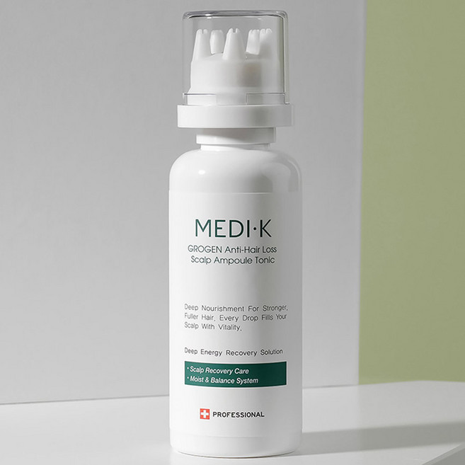 약국입점 메디케이 그로젠 탈모앰플 대용량 150ml 탈모증상완화 기능성 모근영양 헤어토닉 두피쿨링 여성 남성 헤어 에센스, 1개
