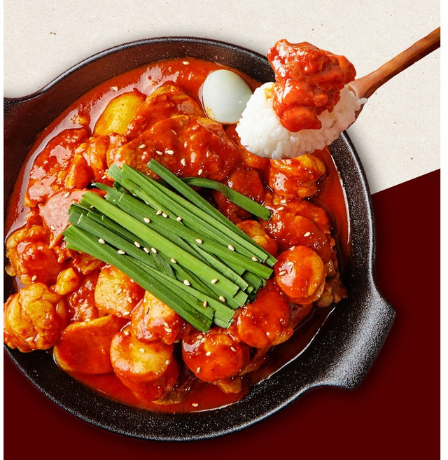 [캠핑밀키트 집들이음식] 천하일품 곱창전골 곱도리탕 밀키트 술안주 야식, 1개