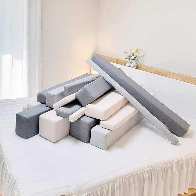 [압축포장X]노틈 침대틈새쿠션 침대벽 틈새막이 침대사이 패밀리 틈새패드, 180, 10X5, 다크그레이