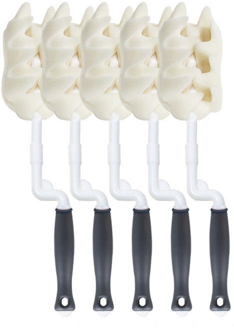 하이비 프리미엄 젖병 세척솔 회전형, 5개, 그레이