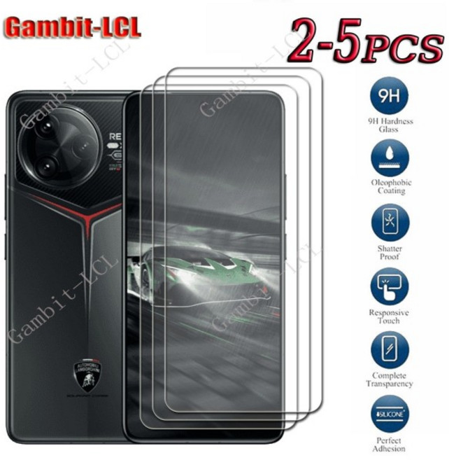 2-5PCS Xiaomi Redmi K80 Pro 6.67 "RedmiK80Pro K80Pro 화면 보호기 커버 필름 용 9H 강화 유리, 03 3 조각, 01 강화 유리, 01 For Redmi K80