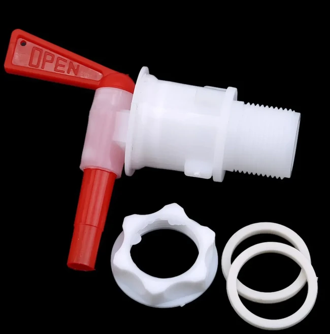 호환 플라스틱 보틀링 스피고 필러 주둥이 양동이 발효 도구 수제 와인 제조 맥주 양조용 탭 수도꼭지, 01 1pcs Red, 한개옵션1