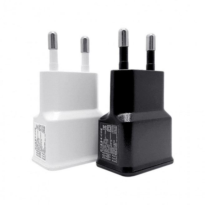 5V 1A 어댑터 저전력 저전압 저속 USB 1000mA 충전기 1포트, 1개, 블랙