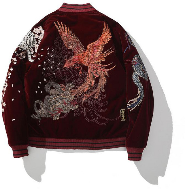 스카쟌 점퍼 스카잔 요코스카 자수 항공 야구