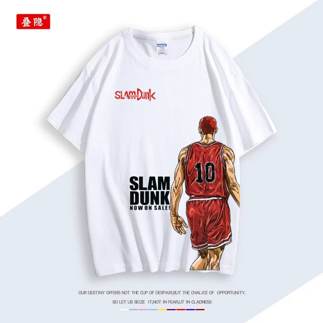 오버핏 슬램덩크티셔츠 반팔 일러스트