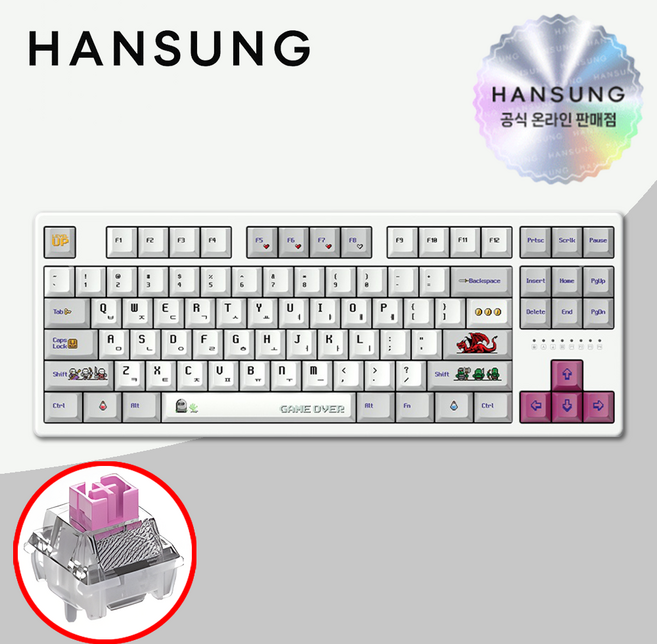 한성 TFG 매그니톡스 2XL 8K 래피드트리거 픽셀 저소음 자석축, 단품, 단품