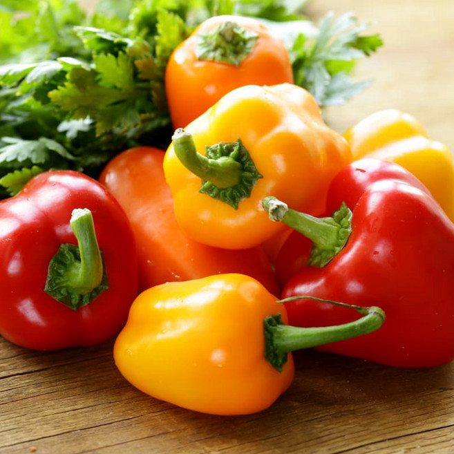 대아프레시 아삭파삭 혼합 신선파프리카, 1박스, 혼합파프리카 1kg