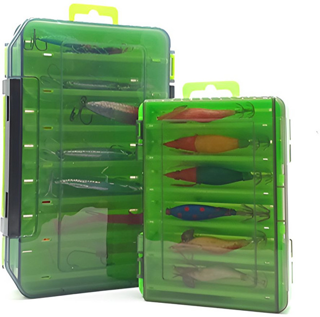 지티피싱 미니 태클박스 쭈꾸미 에기 루어 메탈지그 케이스 2종 세트, 1개