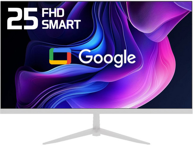 티브이지 27인치 FHD 스마트 모니터 블랙 / 화이트, 25인치 스마트모니터 (화이트), 62.2cm