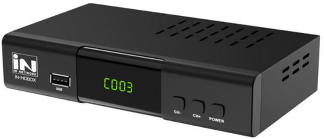 인네트워크 FHD지원 아날로그TV 지상파 수신 디지털 컨버터 케이블TV 셋톱박스 IN-HDBOX