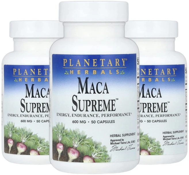 플래너터리허벌 마카 Maca Supreme 600mg 캡슐 50정 2+1, 3개 - 쿠팡