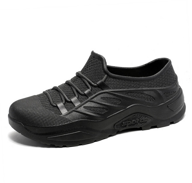 슈퍼카미트 남성용 논슬립 로우컷 주방화 레인부츠