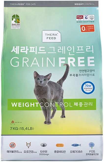 반려묘 체중관리 사료 7kg 모든 연령용 건식사료 _ 20259877EA, 다이어트/중성화, 신장/요로, 헤어볼, 유리너리(비뇨계), 인도어, 1개