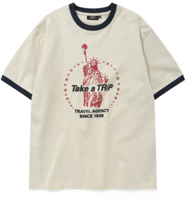 [카네이테이] TRIPPING SHORT SLEEVES (IVORY)