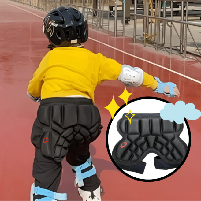 콤마스포츠 엉덩이보호대 스노우보드 스키 인라인 스케이트, 1개