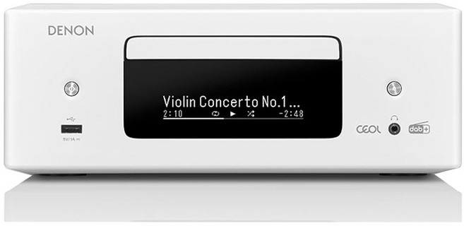 데논(DENON) RCD-N12 네트워크 CD리시버(화이트), 단품