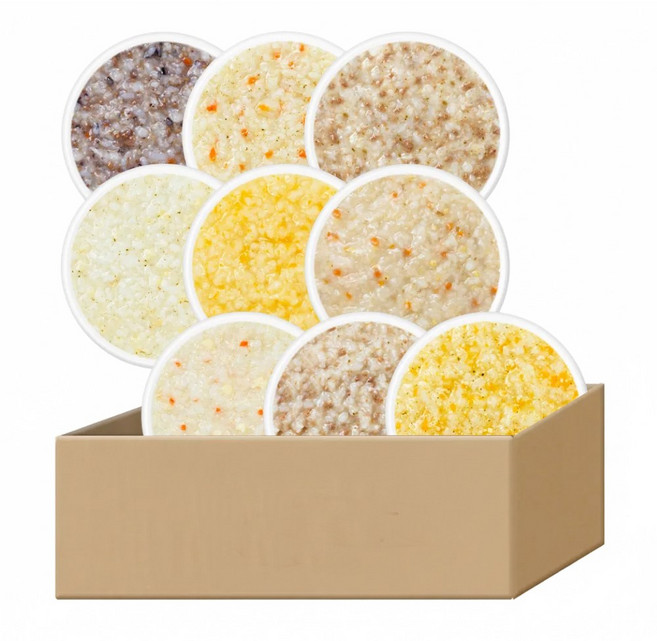 [베이비본죽] 냉장 후기 이유식 골고루세트(2) 9종 9팩(9~11개월), 1세트, 180g, 냉장 후기 골고루세트(2) 9종 9팩