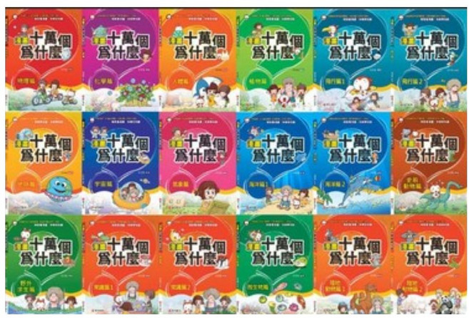 南門書局 漫畫十萬個為什麼18冊套書 兒童啟蒙科學生命知識漫畫