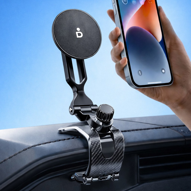 차량용 대쉬보드 핸드폰 거치대 360도 회전, 맥세이프헤드, 1개