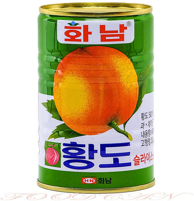 화남 황도슬라이스, 1개, 400g