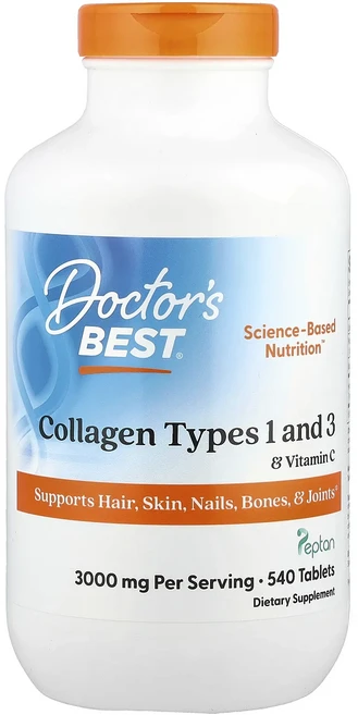 Doctor's Best 콜라겐 1형 및 3형 & 비타민C 540정, DoctorsBest콜라겐1형및3형비타민C540정 - 쿠팡