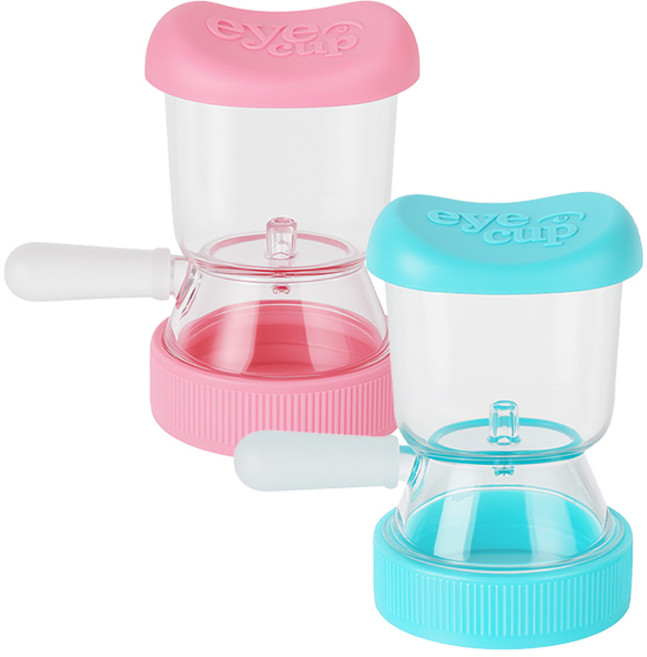 중외제약 아이컵 눈 세척기 X 2개, 핑크+블루, 1세트