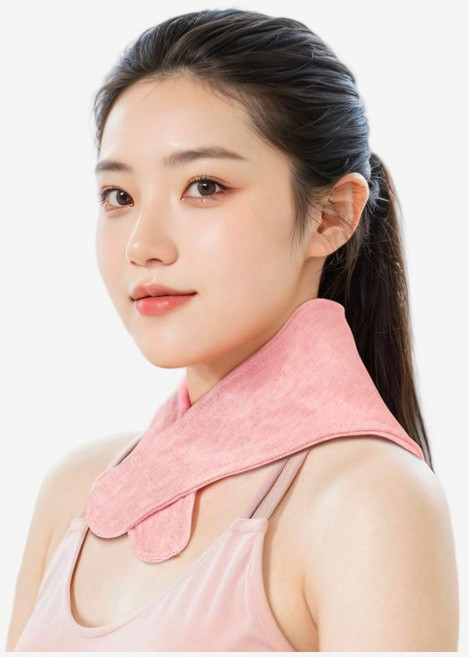 핫팩 포켓형 스판덱스 넥워머 목도리 방한목토시, 핑크, 1개