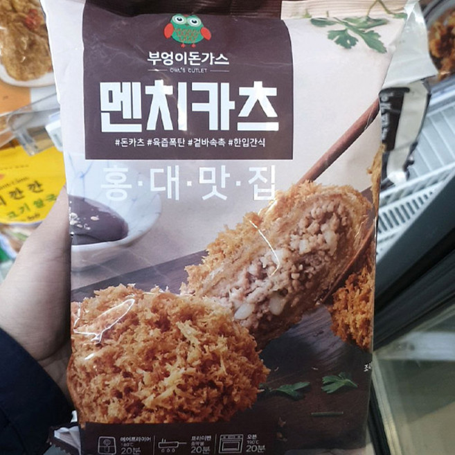 부엉이돈가스 멘치카츠 320g (80g X 4개입), 1개