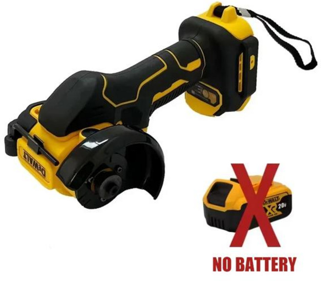 DEWALT 무선 3인치 미니 앵글 그라인더 연마 연삭기 배터리용 전기 절단 전동 공구, [04] NO BATTERY
