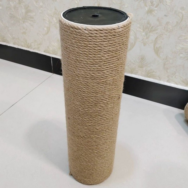 캣타워 부품 기둥 교체 고양이 놀이터 스크래쳐 가정용, 옐로우 12 50cm